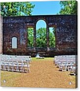 Outside Wedding Acrylic Print