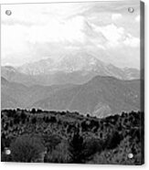 Over The Hills To Pikes Peak Acrylic Print