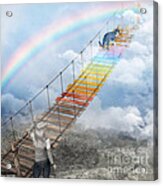 Over The Rainbow Bridge Acrylic Print