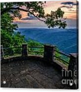 Overlooking The Valley Acrylic Print