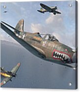 P-400 Hells Bells Acrylic Print