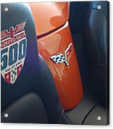 Pace Ride - Indianapolis 500 Corvette Acrylic Print