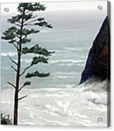 Pacific Northwest Soft Ocean Breezes Acrylic Print