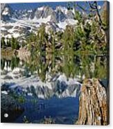 2m6443-v-palisade Peaks And Summit Lake V Acrylic Print