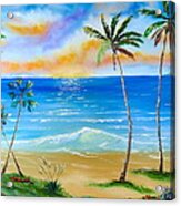 Palm Tree Paradise Acrylic Print