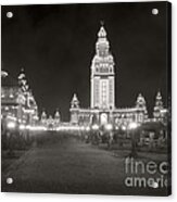 Pan Am Night Tower 1901 Acrylic Print