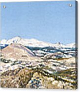Panorama From Flagstaff Mountain Acrylic Print