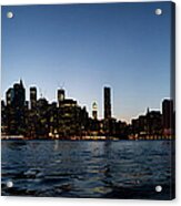 Panoramic Manhattan Skyline Acrylic Print