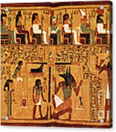 Papyrus Of Ani, Weighing Of The Heart Acrylic Print