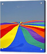 Parachute Of Many Colors Acrylic Print