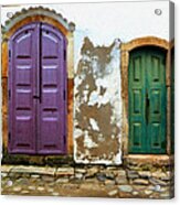 Paraty Doors Acrylic Print