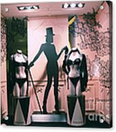 Paris Chantal Thomass Lingerie Shop - Paris Luxury Lingerie Boutique Mannequins Art Deco Acrylic Print