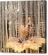 Paris Repetto Ballerina Tutu Dress Shop Window Display - Repetto Ballerina Ballet Tutu Art Acrylic Print