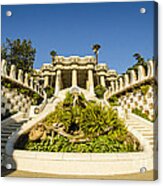 Park Guell Stairway Acrylic Print