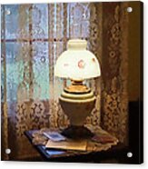 Parlor With Hurricane Lamp Acrylic Print