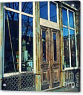 Weathered Storefront Acrylic Print