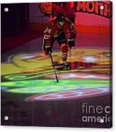 Patrick Kane Takes The Ice Acrylic Print