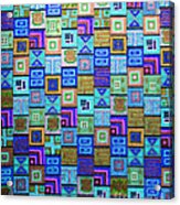 Pattern And Color Study2 Acrylic Print