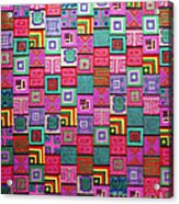 Pattern And Color Study3 Acrylic Print