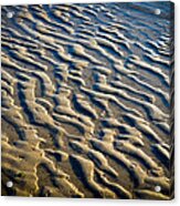 Patterns In Sand Acrylic Print