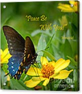 Peace Be With You Acrylic Print
