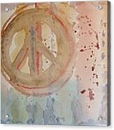 Peace Pastel Acrylic Print