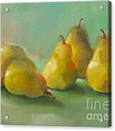 Peaceful Pears Acrylic Print