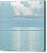 Peaceful Reflections Of Clouds Acrylic Print