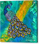 Peacock Waltz Ii Acrylic Print