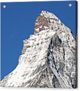 Peak Of Matterhorn Acrylic Print