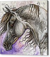 Pearl Arabian Horse Acrylic Print