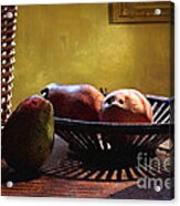 Pears In Morning Light Acrylic Print