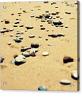 Pebbles On The Beach Acrylic Print