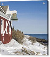 Pemaquid Point Bell House On The Maine Coast Acrylic Print