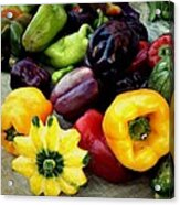 Peppers And Squash Acrylic Print