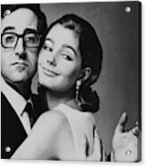 Peter Sellers Posing With A Model Acrylic Print