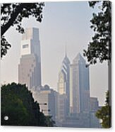 Philadelphia's Skyscrapers Acrylic Print
