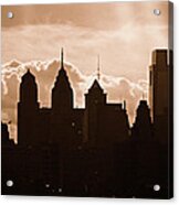 Philly Skyline Acrylic Print