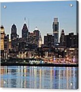 Philly Sunset Acrylic Print