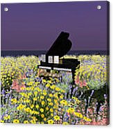 Piano In Spring Acrylic Print