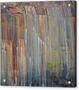 Pictured Rocks Abstract Acrylic Print
