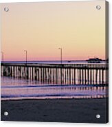 Pier At Sunset, Avila Beach Pier, San Acrylic Print