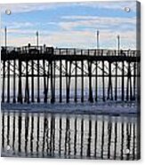 Pier Reflections Acrylic Print