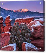 Pikes Peak Sunrise Acrylic Print