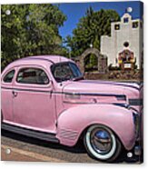 Pink Dodge In Tularosa Acrylic Print
