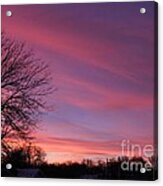 Pink Sky In The Morning Acrylic Print