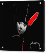 Pinocchio Puppet Aberdeen South Dakota 1965 Color Added 2008 Acrylic Print