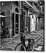 Pirate's Alley - French Quarter - Bw Acrylic Print
