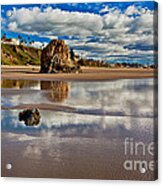 Pismo Beach At Low Tide Acrylic Print