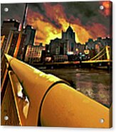 Pittsburgh Skyline Acrylic Print